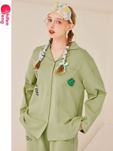 FENTENG | Cotton Long Sleeve Sleepwear Set