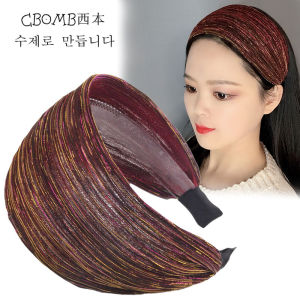 ที่คาดผมขอบกว้างระบายอากาศได้ดีสำหรับผู้หญิง ที่คล้องผมปิดผมร่วง ที่คาดผมแบบติดผม ที่คล้องผม ที่คาดผมสุดเก๋