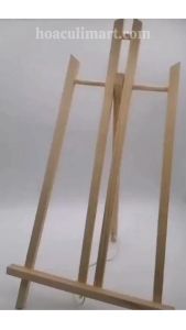 Giá vẽ tranh để bàn mini bằng gỗ thông. Kệ trưng bày sản phẩm menu điện thoại