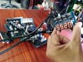 RGBWA 54×3W LP009 Par led controller display board. 