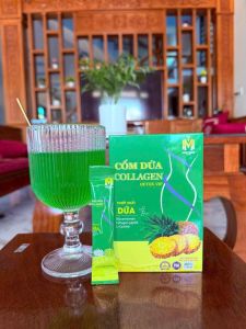 Cốm dứa colagen _ Hỗ trợ đẹp dáng đẹp da( tặng detox)