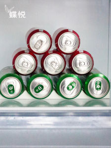 Food Grade Beverage Can Organizer Rack Home Kitchen Soda Water Beer Tin Can Storage Shelf Neatly Arranged Soda Can Holder