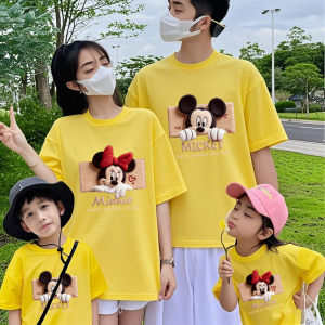 JIEBANXI | Family Matching Mickey T-Shirts for Summer Beach