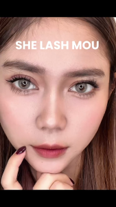 [TANPA LEM] MH01 SHE LASH MOU Bulu Mata Palsu Comic Style-K8 Double Tips Bulumata Natural Eyelash Extension