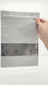 Lowest Price—100pcs Colourful Stand Up Pouch Zipper Bag / Aluminium Zip Lock Food Plastic Packaging