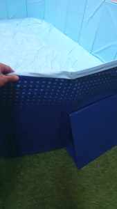 Kolam Renang Anak Lipat Besar Portable 218x130x49cm Anti Bocor Kolam Ikan High Quality