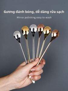 GIANXI | Muỗng Pha Cà Phê Inox Tay Dài