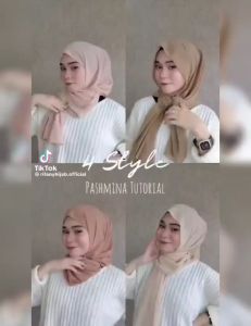 Pashmina polos Ceruty Babydoll