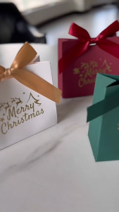 LL 5PCS Ribbon Bag Doorgift Premium Goodies Gift Exclusive Paperbag With Handle Flower Design - Beg Cenderahati Kahwin Tunang Hadiah