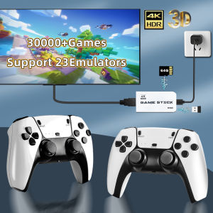 ZDSSY 4K TV Game Stick HD Output M15 Video Game Console &Stick Built-in 30000+ Games 64G Handheld Game Player Wireless Controller Retro Gamepad  For GBA/SFC/Arcade Game
