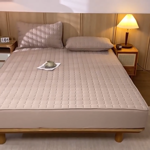 100% Machine Washable Waterproof Mattress Protector Quilted Bed Sheet Bed Cover