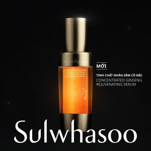 Tinh chất Nhân Sâm Cô Đặc Tái Tạo Nền Da Săn Chắc 50ML Sulwhasoo Concentrated Ginseng Rejuvenating Serum 50ml