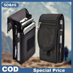 SD&HI Mobile Phone Bag Casual Waist Bag Pen Insertion Bag Flip Top Mobile Phone Waist Hanging Bag Waist Bag Mobile Phone