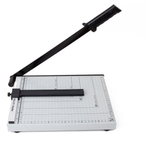 SG RumahHome® A4 Guillotine Paper Trimmer Cutter12 Sheets Anti‑Slip Cutting Machine with Ruler for Office School Stationery