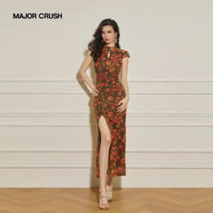 Romantic Slim-fit Split Cheongsam Dress