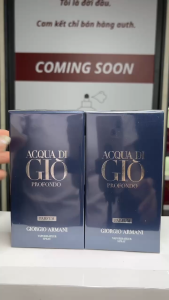 Acqua Di Giò Profondo Parfum 100ml Nam Chính Hãng | Full Seal | Có Tem Công Ty Nhập Khẩu | Mùi Biển Sâu Nam Tính