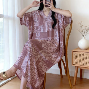 KASIHAN | Wearable Cotton Gauze Sleep Dress Long Maxi Floral Summer