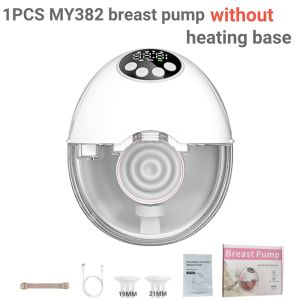 Upgrade Electric Breast Pump Handsfree With UV Sterilize & Heating Base BPAFree Silent Invisible Portable Double Breastmilk Pump