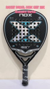 NOX Raket Padel Set Exclusive Series 12K Padle Racket Carbon 12K Rough Surface