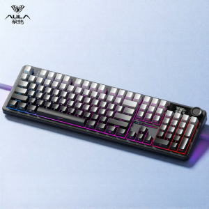 AULA | Wolf Spider F108PRO Tri-mode Bluetooth Wireless Custom Mechanical Keyboard Gaming & Office Use
