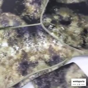 Bộ Đồ Lặn Bằng Cao Su Tổng Hợp Ngụy Trang 3mm Dành Cho Nam Giới Có Tay Áo Dài Và Mũ Trùm Đầu Bộ Đồ Lặn 2 Mảnh Đồ Bơi Chìm Nước Để Giữ Ấm