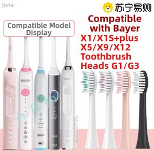 Electric Toothbrush Head Compatible with Bayer X1/X1sPLUS/X5/X9/X12 G1G3 Replacement Deep Cleaning Adult Normal Specification