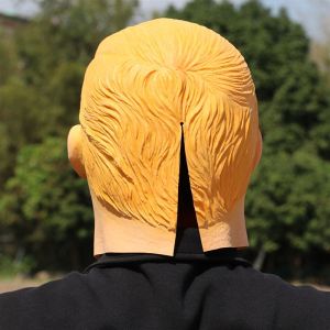 Halloween Latex Celebrity Mask Makeup Party Props Masquerade Ball Costume Accessories Funny Party Game Performance Supplies