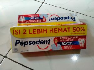 Pepsodent 225 gr isi 2