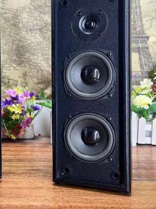 3-Inch Wooden Three-Way Frequency 2.0 Passive Surround Sound Speakers Front And Rear Satellite Speakers for Home Use