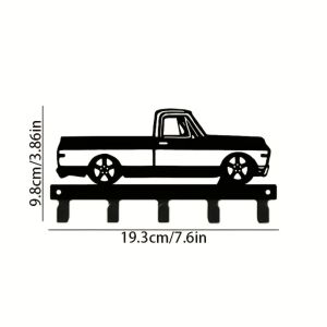 CIFbuy | CIFBUY Wrought Iron Key Holder Wall Mount Decorative Hooks For Coat Hat Towel Bag Kitchen Bathroom Door Entry Easy Install
