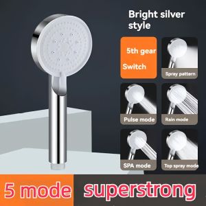 Adjustable High Pressure Shower Head Sunflower Shower Knobs Polishing for Showerhead Rainfall Faucet Tap Bathroom Bath Home