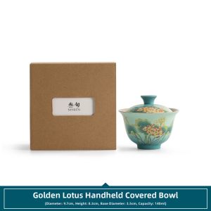 SANXUN | High-end Tea Set For Brewing Ceramic Covered Bowl Cup 1Set