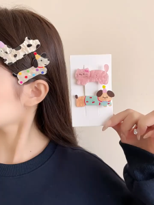 Jepit Poni Anak Animal Glossy Aksesoris Rambut Wanita Hair Clip Hewan Korea Style Fashion Bentuk Binatang Lucu Premium