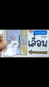 New สติ๊กเกอร์ติดประตู ดึง ผลัก เลื่อน เปิดแล้วปิดด้วย ปิดเบาๆ อักษรชัด อ่านง่าย ไม่เล็ก ลายน่ารัก การ์ตูน แมว