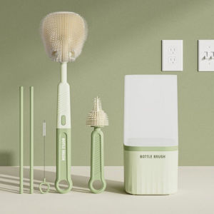 Portable Sikat Botol Bayi 6-in 1/ 6 pcs Set Sikat Botol Bayi / Bottle travel / Bottle Brush B427-428