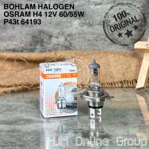 BOHLAM LAMPU HALOGEN OSRAM H4 12V 60/55W P43t ORIGINAL