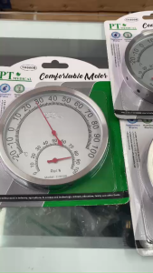 PT MEDICAL Nhiệt ẩm kế treo tường Anymetre TH600B Bằng thép không gỉ Kính bảo vệ Chữ số lớn Dễ đọc chính hãng