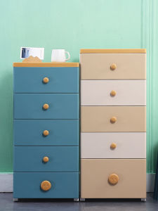 สไตล์ญี่ปุ่น Multi-Layer ลิ้นชัก-ประเภทตู้กว้าง 40 ซม.และหนาพลาสติกสําหรับของเล่นในครัวเรือนและรายการเบ็ดเตล็ด