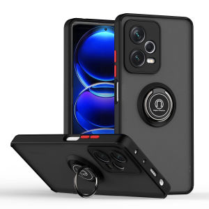 Reno 11Pro 5G 2024 Case For OPPO Reno 11 Pro Reno11 11Pro 5G 2024 Phone Casing Back Cover Shockproof Bumper Stand Ring Holder Bracket Matte Transparent Soft Stripes Edge