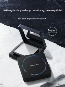 CARSLAN | Suning Self-Operated Karisslan Black Magnetic Powder Compact Long-lasting Oil-control for Dry And Oily Skin Dual-use Puff