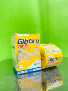 Zat Pengatur Tumbuh GIBGRO PANEN 20SP: Kemasan Saset 1 Gram Produk NUFARM