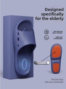 MONLEYTA | Anti-Slip Slippers Mens Indoor Home Bathroom  Summer Simple Style PVC Upper Slippers 