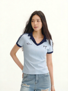 Semir | Áo Polo Ôm Body Mát Mẻ Mùa Hè Màu Block