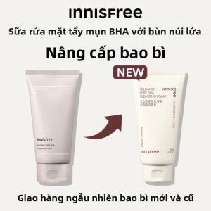 Nước Rửa Mặt Dạng Gel Innisfree Green Tea Volcanic Mud Dành Cho Nam Kiểm Soát Dầu Dưỡng Ẩm Bằng Axit Amin Tạo Bọt