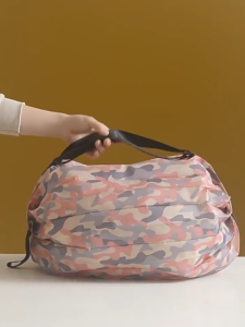 【SG Seller】 Foldable Shopping Bag-Travel Tote Bags- Eco-friendly / Recycle / Portable Reusable Sling Bag 旅游包 折叠包