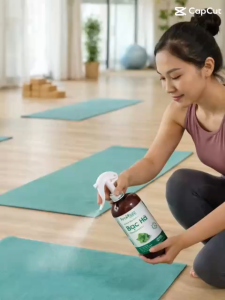 Xịt Khử Mùi Thảm Yoga Dụng Cụ Thể Thao Tức Thì Từ Tinh Dầu Thiên Nhiên AroMazz Khử Mùi Xua Đuổi Côn Trùng Mùi Thơm Dể Chịu Từ Tinh Dầu An Toàn Sử Dụng Chai Lớn 300ml