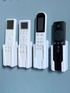 Wall-Mounted Remote Controller Storage Rack for Clothes Drying Stand Base Bracket Simple Design Plastic Material Manual Adjustment