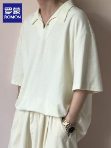 ROMON | Classic Style Short Sleeve Summer Polo Shirt