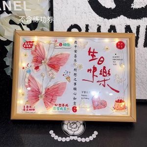 Khung Ảnh Bướm Sang Trọng Birthday Gift Cho Bạn Gái Chị Em Bạn Thân Họa Tiết Bướm Quà Tặng Sinh Nhật Trang Trí Nhà Hiện Đại Đơn Giản