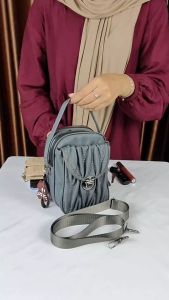 TUAH BAGS HARGA GROSIR / SL Chibao Pouch HP 3 Ruang 2 in 1 New Bordir Series IW - 119 /Slingphone Wanita / Tas Selempang Wanita 2024 / Tas JInjing Wanita / Tas Wanita Terbaru / Tas OOTD